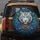 Majestic White Tiger Gold Sapphire Necklace Peacock Feathers - Wildlife Lover Gift Spare Tire Cover - 5