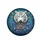 Majestic White Tiger Gold Sapphire Necklace Peacock Feathers - Wildlife Lover Gift Spare Tire Cover - 4