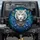 Majestic White Tiger Gold Sapphire Necklace Peacock Feathers - Wildlife Lover Gift Spare Tire Cover - 1