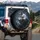 Grey Wolf Bald Eagle Stormy Mist - Wildlife Lover Gift Spare Tire Cover - 3