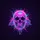 Melting Skull Dripping Liquid Glowing Cosmic Dust Nebulae Expanse - Sci-Fi Fan Gift Spare Tire Cover - 6