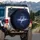 BE THE light Glowing Rays Cosmic Nebulae Starlight - Inspirational Gift Spare Tire Cover - 3