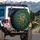 Bamboo Jungle Greenery - Outdoor Travel Gift Spare Tire Cover - 3