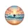 Teal Ocean Wave Golden Beach Pink Roses Butterflies Sunset - Nature Lover Gift Spare Tire Cover - 4