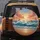 Teal Ocean Wave Golden Beach Pink Roses Butterflies Sunset - Nature Lover Gift Spare Tire Cover - 5