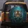 Bengal Tiger Head Jungle Foliage Mist Orbs Trees Night Sky - Wildlife Lover Gift Spare Tire Cover - 5
