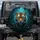 Bengal Tiger Head Jungle Foliage Mist Orbs Trees Night Sky - Wildlife Lover Gift Spare Tire Cover - 1