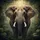 African Elephant Ivory Tusks Deep Jungle Rainforest Wildlife Lover Gift Spare Tire Cover - 6