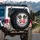 Grinning Cartoon Cow Head - Farmhouse Home Decor Gift for Cow Lover Spare Tire Cover - 3