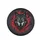 Wolf Head Forward Facing Glowing Eyes Crimson Splatter Smoke Wisps - Wildlife Lover Gift Spare Tire Cover - 4