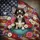 Tri-color Chihuahua Wildflower American Flag - Independence Day Gift for Dog Lovers Spare Tire Cover - 6