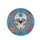 White Sugar Skull Calavera Mexican Floral - Dia de los Muertos Celebration Spare Tire Cover - 4