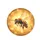 Honey Bee Golden Bokeh Sunlit Pollen - Wildlife Lover Gift Spare Tire Cover - 4