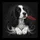 Black White Spaniel Dog Red Feather - Dog Lover Home Decor Gift Spare Tire Cover - 6