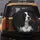 Black White Spaniel Dog Red Feather - Dog Lover Home Decor Gift Spare Tire Cover - 5