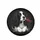 Black White Spaniel Dog Red Feather - Dog Lover Home Decor Gift Spare Tire Cover - 4