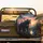 Black Bear American Flag Sunset Mountain - Patriotic Wildlife Lover Gift Spare Tire Cover - 2