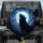 Black Wolf Howling Full Moon Stormy Night Pine Forest Electric Lightning - Wildlife Lover Gift Spare Tire Cover - 1