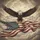 Bald Eagle American Flag Mountains - Independence Day Gift for Veterans Spare Tire Cover - 6