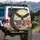 Bald Eagle American Flag Mountains - Independence Day Gift for Veterans Spare Tire Cover - 3