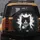 Black White Fluffy Kitten Green Eyes Bright Light Shattered Material - Wildlife Lover Gift Spare Tire Cover - 5