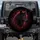 Wolf Head Glowing Red Eyes Dark Fur Red Energy Embers - Wildlife Lover Gift for Wolf Lovers Spare Tire Cover - 1