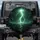 Electric Green Lightning Bolt Cracked Earth - Adventure Lifestyle Gift Spare Tire Cover - 1