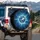 Earth Continents Iris Ocean Nebula Star Fields - Universe Explorer Gift Spare Tire Cover - 3