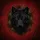 Majestic Black Wolf Red Eyes Gnarled Branches Mud - Wildlife Lover Gift for Outdoorsman Spare Tire Cover - 6