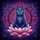 Indigo Blue Cat Lotus Mandala Celestial Paisley Flora - Meditative Yoga Lifestyle Gift Spare Tire Cover - 6