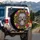 Calavera Sugar Skull Floral Tapestry - Mexican Folk Art Gift Spare Tire Cover - 3