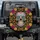 Calavera Sugar Skull Floral Tapestry - Mexican Folk Art Gift Spare Tire Cover - 1