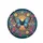 Blue Butterfly Golden Celtic Knot Mandala Flowers - Nature Lover Home Decor Gift Spare Tire Cover - 4