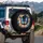 Intricate Butterfly Crescent Moon Flowering Blossoms - Celestial Lover Gift Spare Tire Cover - 3