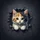 Calico Kitten Jagged Void - Cat Lover Gift Spare Tire Cover - 6