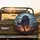 Chained Wolf Fiery Volcanic Landscape - Wildlife Lover Gift Spare Tire Cover - 2