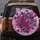 Scattered Overlapping Hearts Distressed Leopard Spots Grunge - Home Decor Gift Spare Tire Cover - 6