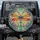 Iridescent Stained Glass Dragonfly Floral Geometric Glass Fragments - Home Decor Gift Spare Tire Cover - 1