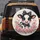 Baby Holstein Calf Bow Roses Pink Hearts - Farmhouse Home Decor Gift for Cow Lover Spare Tire Cover - 5