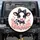 Baby Holstein Calf Bow Roses Pink Hearts - Farmhouse Home Decor Gift for Cow Lover Spare Tire Cover - 1