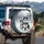 Husky Puppies Winter Forest Snowscape - Cold Weather Decor Gift for Dog Owners Spare Tire Cover - 3