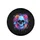 Neon Skull Magenta Blue Floral Botanical - Synthwave Car Accessory Gift Spare Tire Cover - 4
