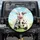 Plump Cartoon Cow Milk Beaker Farm Pasture - Farmhouse Decor Cow Lover Gift Spare Tire Cover - 1