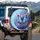 Large Butterfly Hydrangea Cherry Blossom - Nature Lover Gift Spare Tire Cover - 3