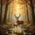 White-tailed Buck Fawn Golden Autumn Forest Stream - Wildlife Lover Gift Spare Tire Cover - 6