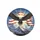 Bald Eagle American Flag Snowy Mountains - Independence Day Gift for Veterans Spare Tire Cover - 4