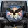 Bald Eagle American Flag Snowy Mountains - Independence Day Gift for Veterans Spare Tire Cover - 1