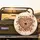 Warm Brown Cream Heart Botanical Branches Leaves - Everyday Decor Gift Spare Tire Cover - 2