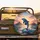 Blue Bottlenose Dolphin Leaping Ocean Waves Tropical Sunset - Wildlife Lover Gift Spare Tire Cover - 2