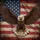 Bald Eagle Flying American Flag - Patriotic Gift for Veterans & Fathers Spare Tire Cover - 6